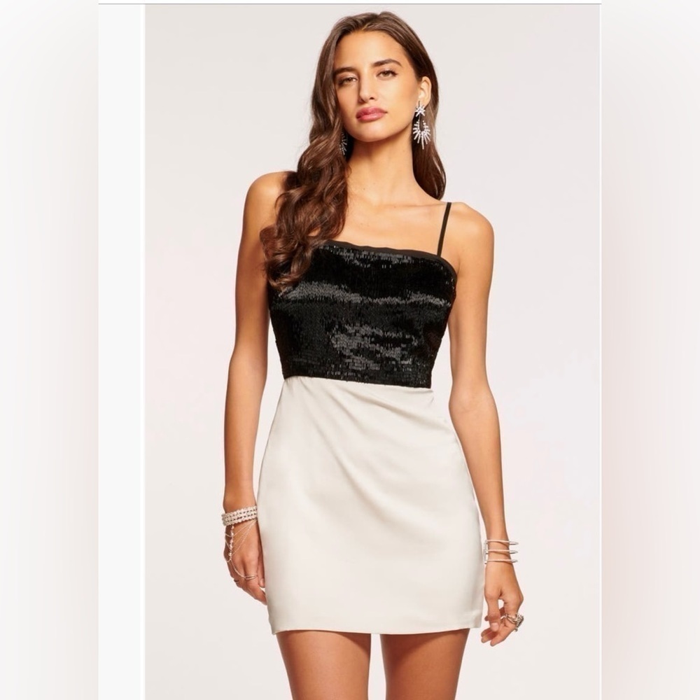 NEW w/TAGS Ramy Brook Women's Ariel Beaded Minidress In Ivory Women's Size 4